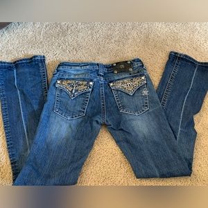 Miss me jeans bootcut bling size 28